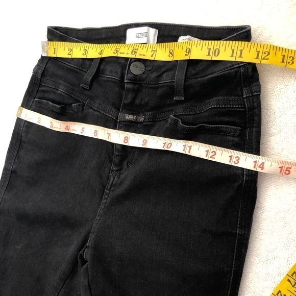 Closed Anthropologie Skinny Pusher 1920 Jeans Black Made In Italy Size 25 - Picture 10 of 14